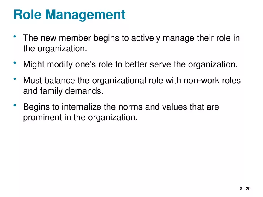 Chapter 8 Social Influence, Socialization, and Organizational Culture - Page 12