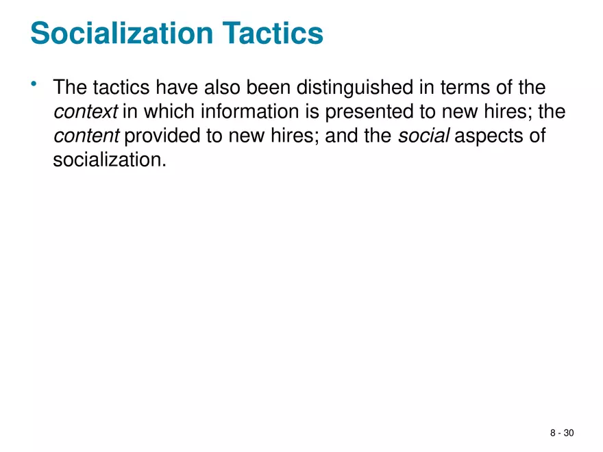 Chapter 8 Social Influence, Socialization, and Organizational Culture - Page 23