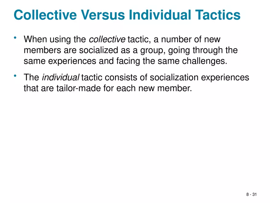Chapter 8 Social Influence, Socialization, and Organizational Culture - Page 25