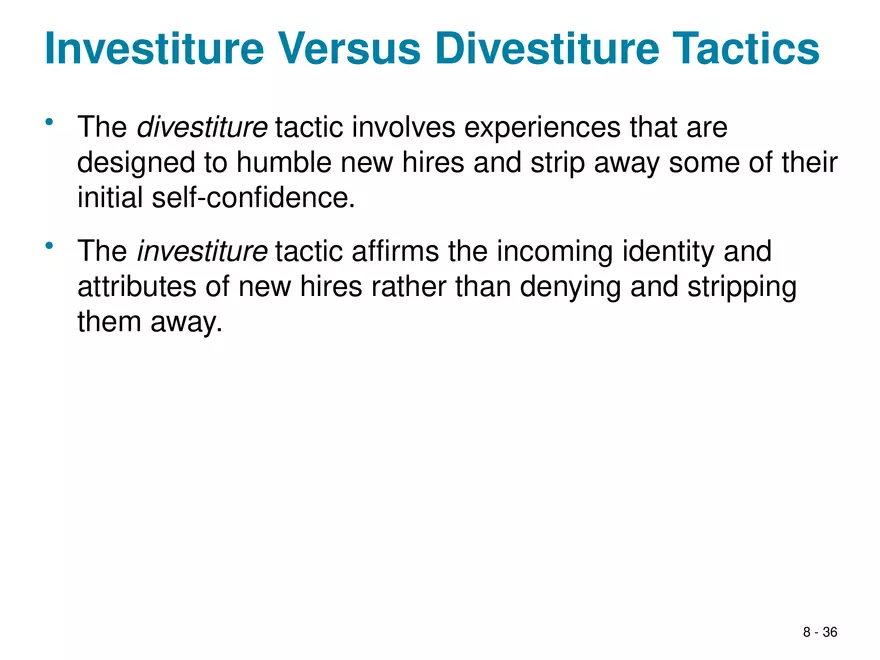 Chapter 8 Social Influence, Socialization, and Organizational Culture - Page 30