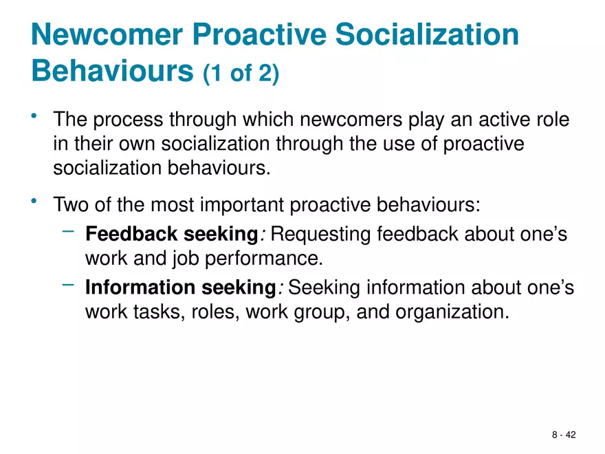 Chapter 8 Social Influence, Socialization, and Organizational Culture - Page 37