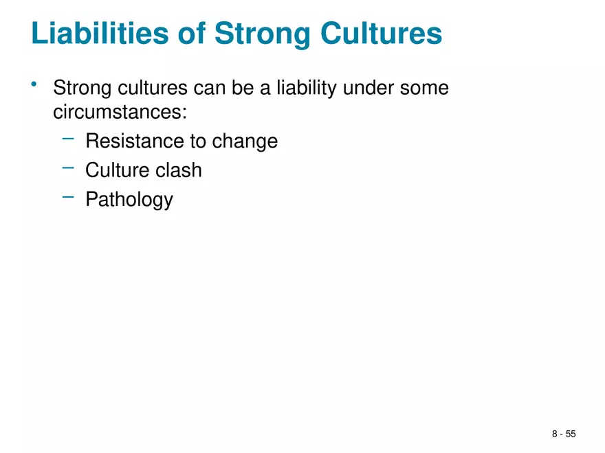 Chapter 8 Social Influence, Socialization, and Organizational Culture - Page 51