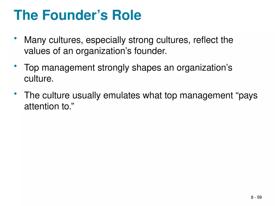Chapter 8 Social Influence, Socialization, and Organizational Culture - Page 55