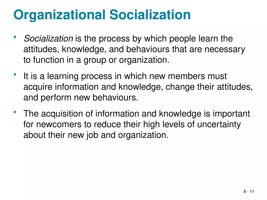 Chapter 8 Social Influence, Socialization, and Organizational Culture - Page 3