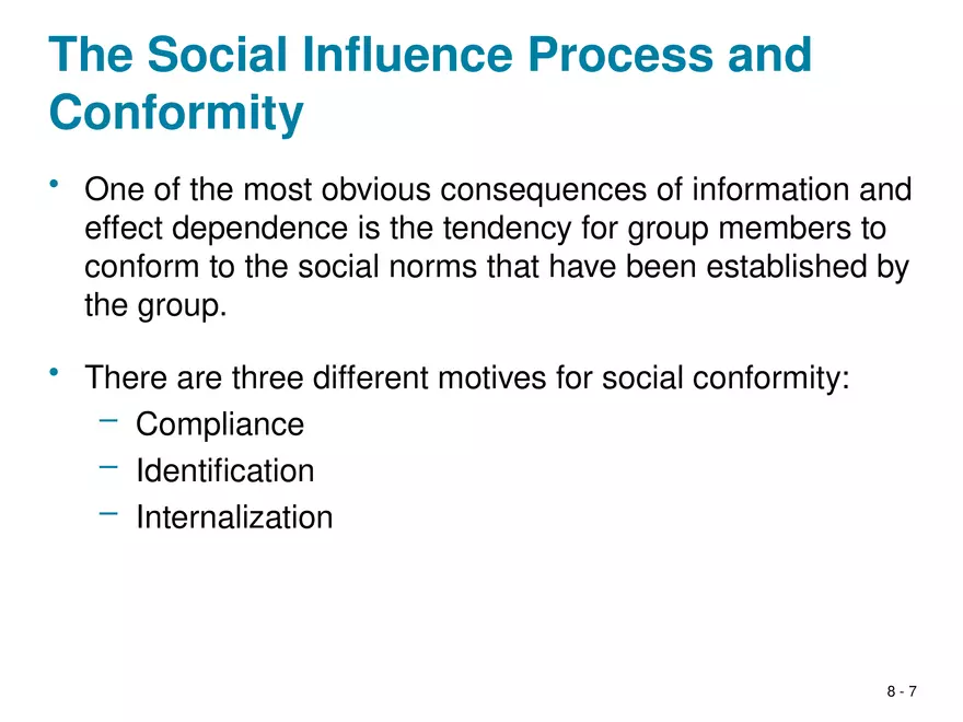 Chapter 8 Social Influence, Socialization, and Organizational Culture - Page 57