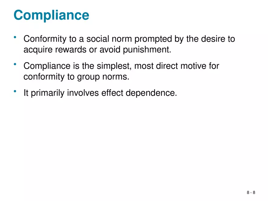 Chapter 8 Social Influence, Socialization, and Organizational Culture - Page 59