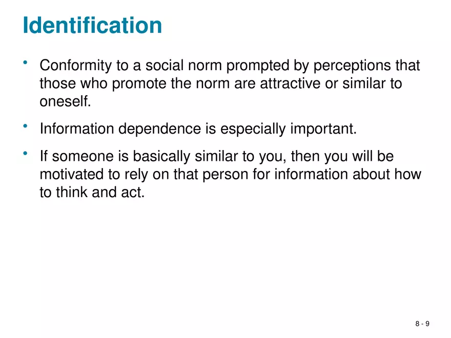 Chapter 8 Social Influence, Socialization, and Organizational Culture - Page 60