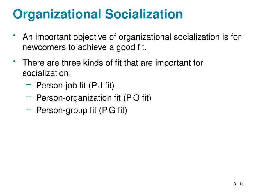 Chapter 8 Social Influence, Socialization, and Organizational Culture - Page 6