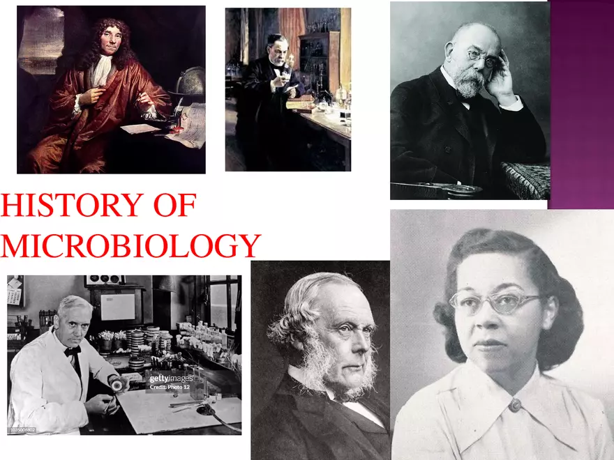 History of Microbiology - Page 1