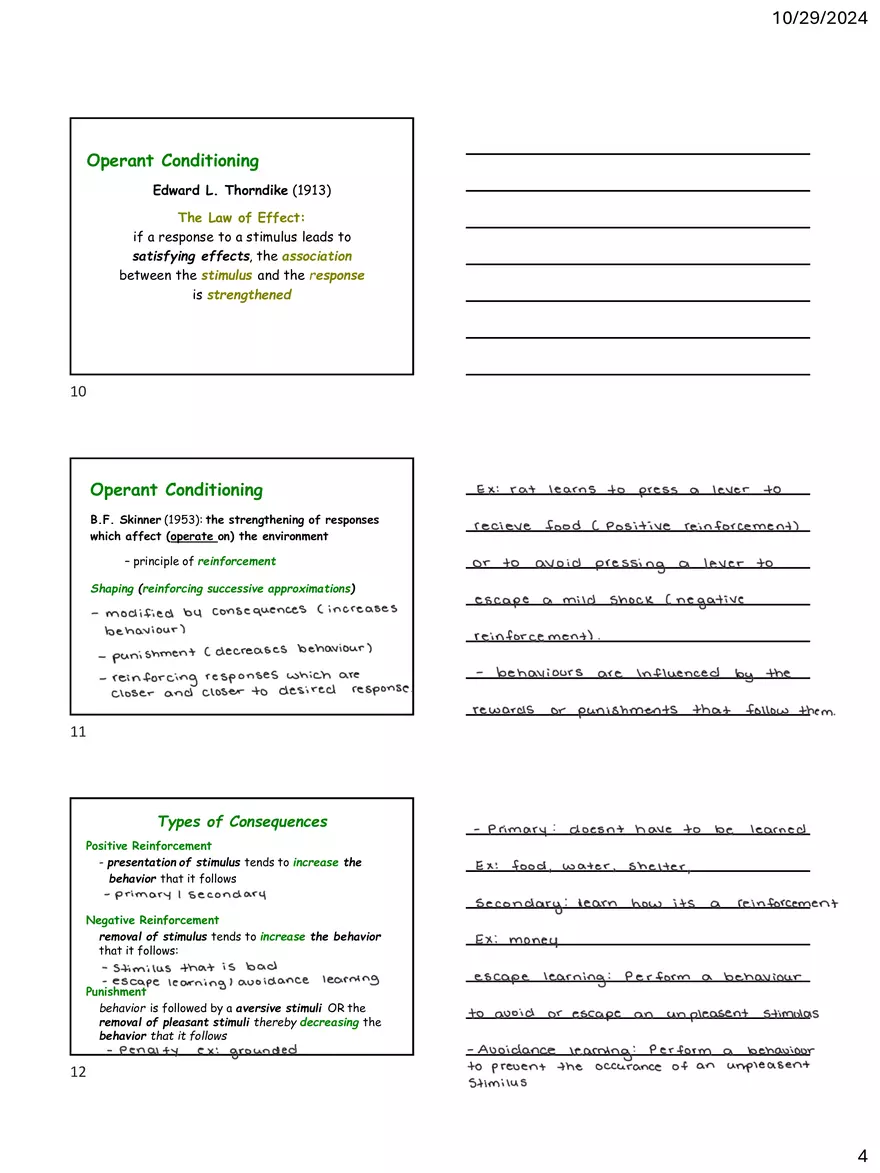 Classical Conditioning - Definitions - Page 4