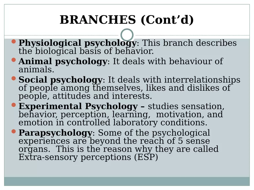 Introduction to Psychology Lecture - Page 9