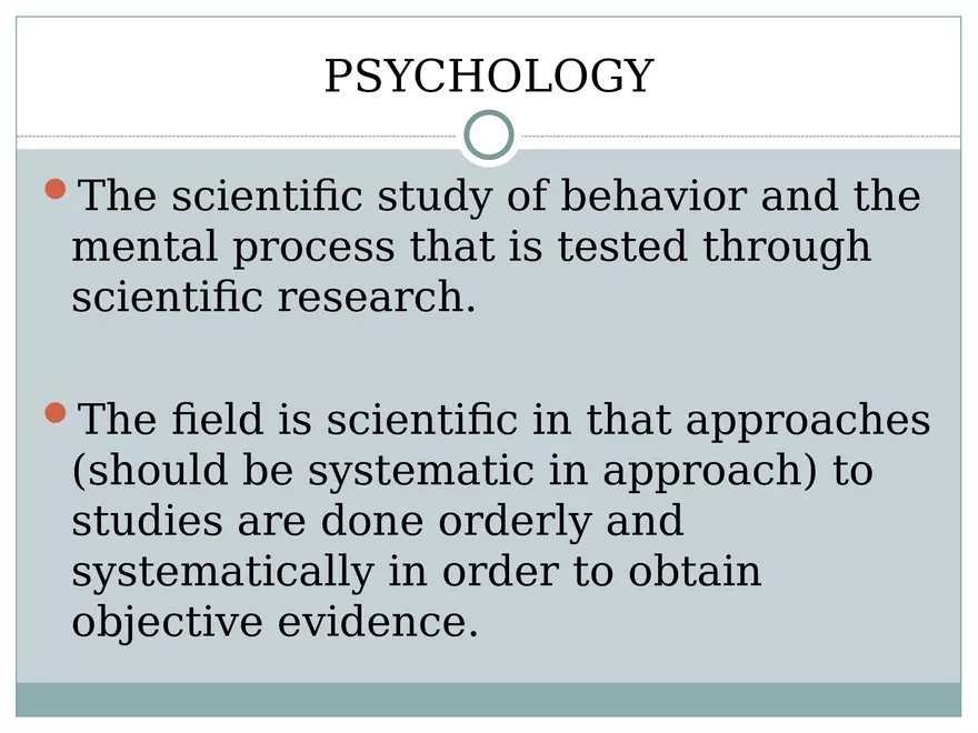 Introduction to Psychology Lecture - Page 2