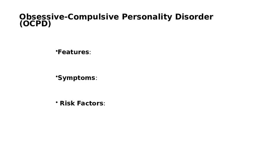Personality Disorders - Page 11