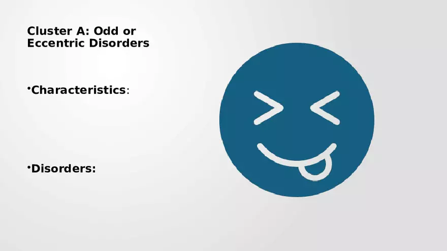 Personality Disorders - Page 19