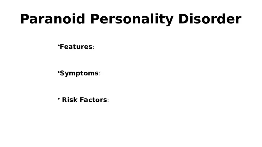 Personality Disorders - Page 20