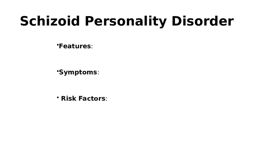 Personality Disorders - Page 21
