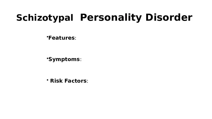 Personality Disorders - Page 22