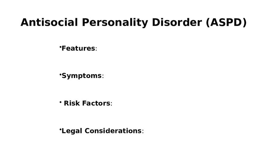Personality Disorders - Page 3