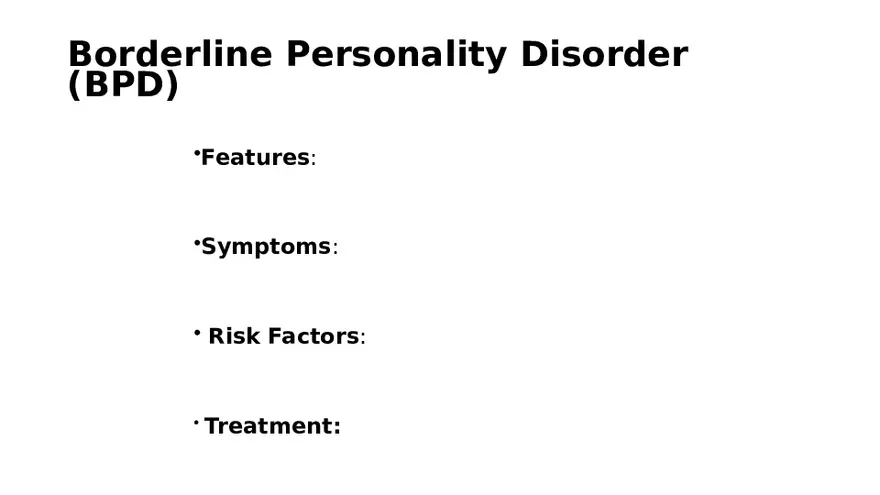 Personality Disorders - Page 4