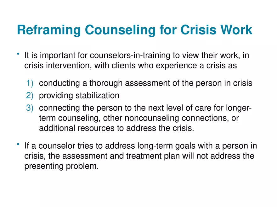 Chapter 1 Basic Concepts of Crisis Intervention - Page 9