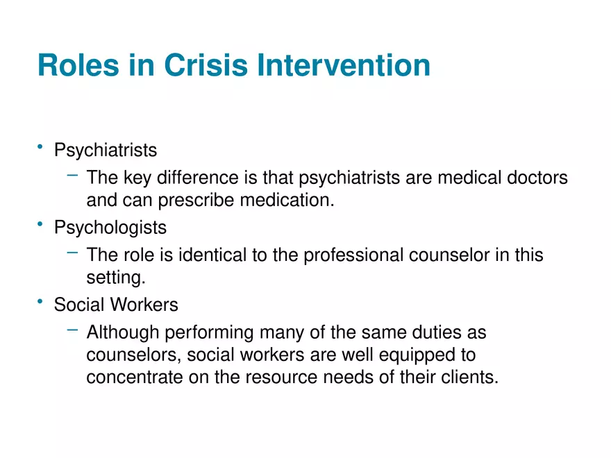 Chapter 1 Basic Concepts of Crisis Intervention - Page 12