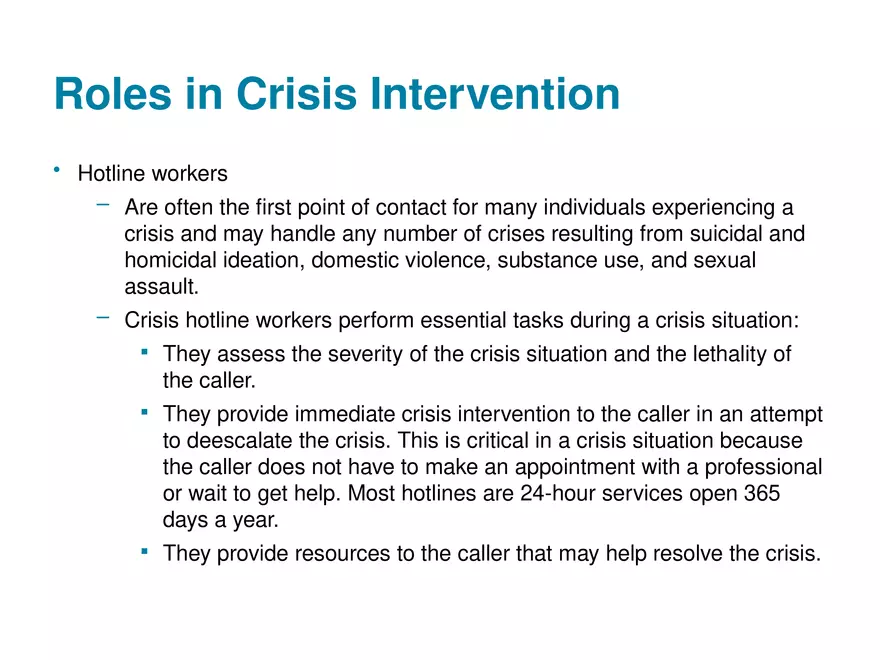 Chapter 1 Basic Concepts of Crisis Intervention - Page 15