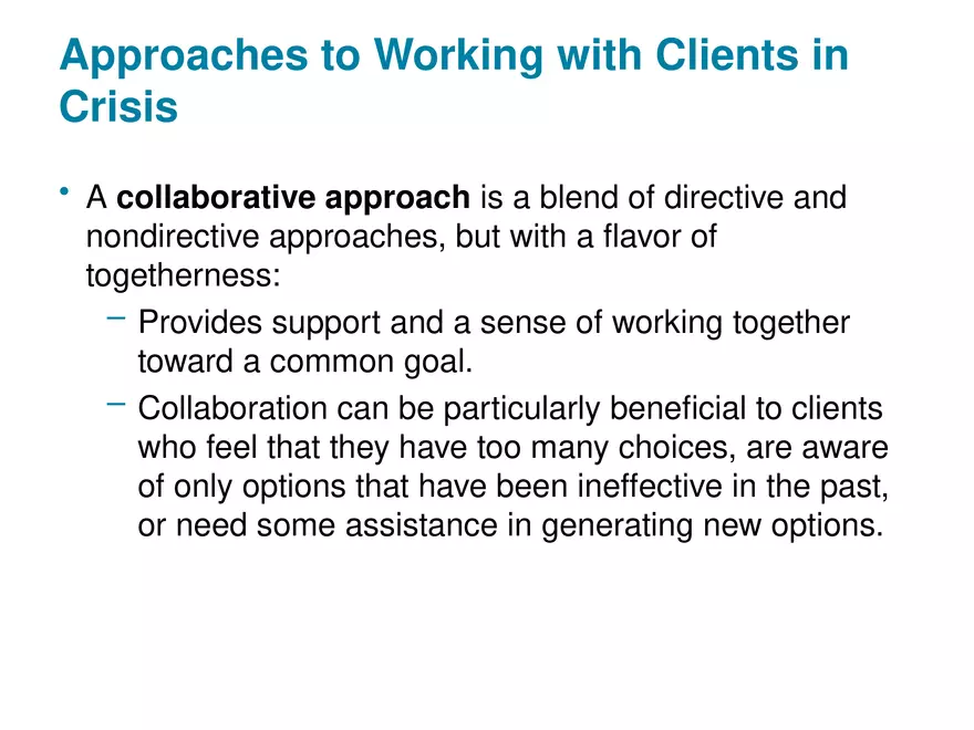 Chapter 1 Basic Concepts of Crisis Intervention - Page 19