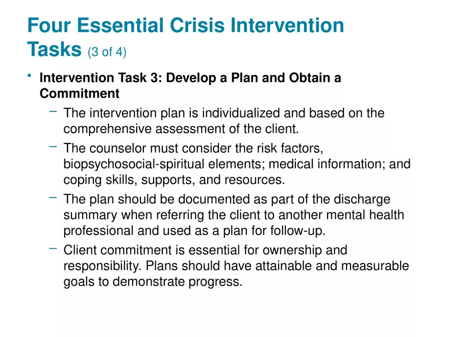 Chapter 1 Basic Concepts of Crisis Intervention - Page 37