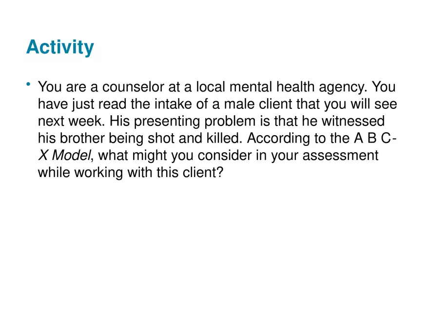 Chapter 1 Basic Concepts of Crisis Intervention - Page 41