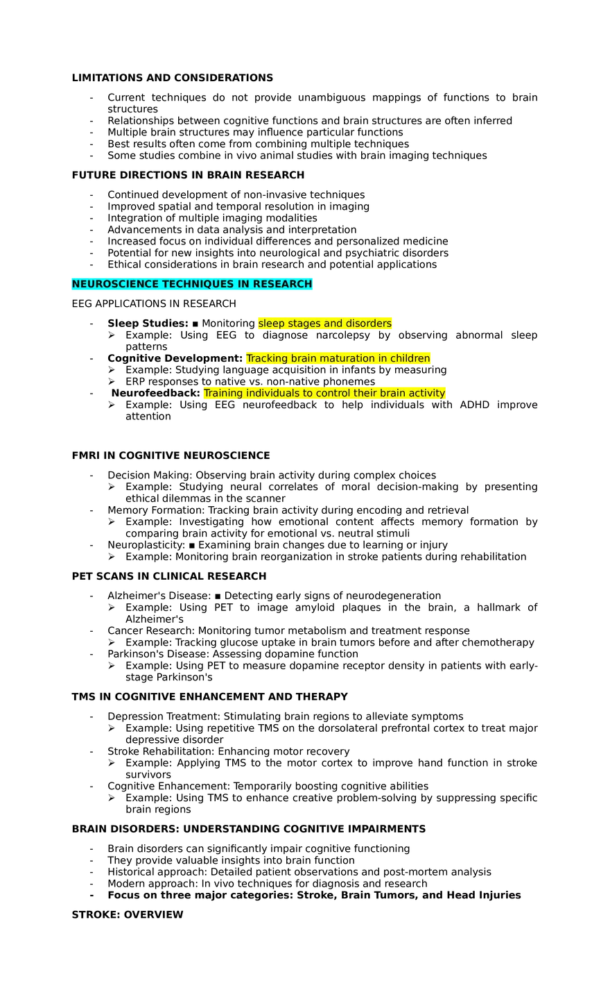 Lesson 3  Cognition in the Brain. Anatomy and Mechanisms - Page 10