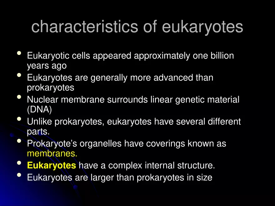 Prokaryotic Cells Vs. Eukaryotic Cells - Page 7