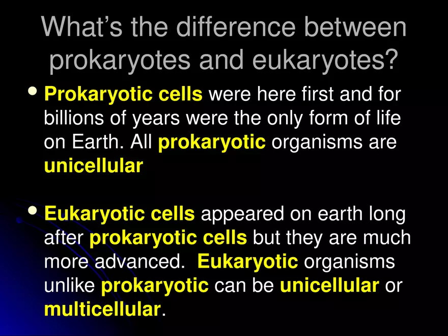 Prokaryotic Cells Vs. Eukaryotic Cells - Page 3