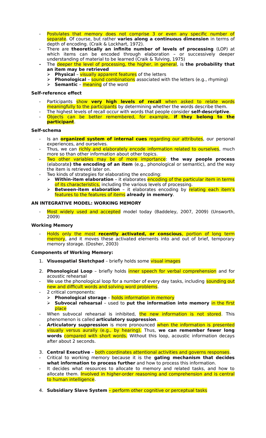 Lesson 6 Memory. Models and Research Methods - Page 4