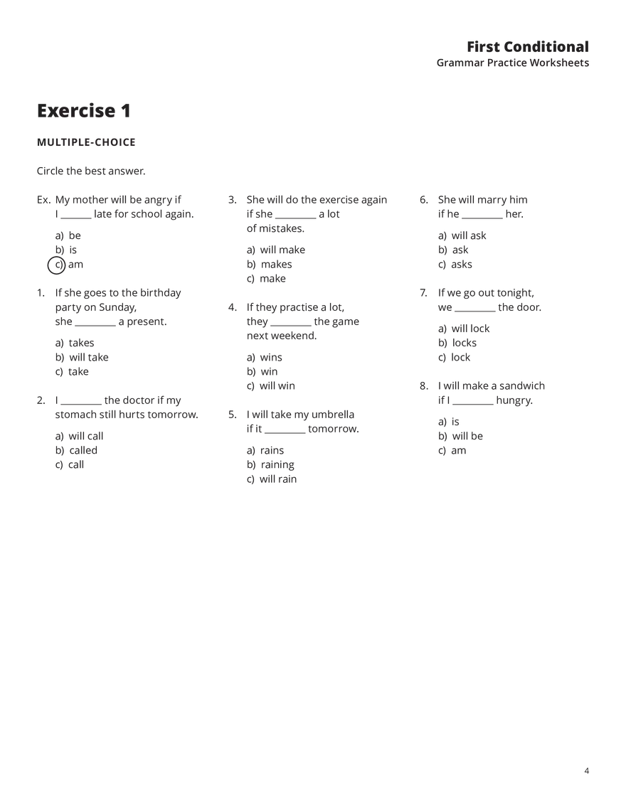 First Conditional Exercises - Page 9
