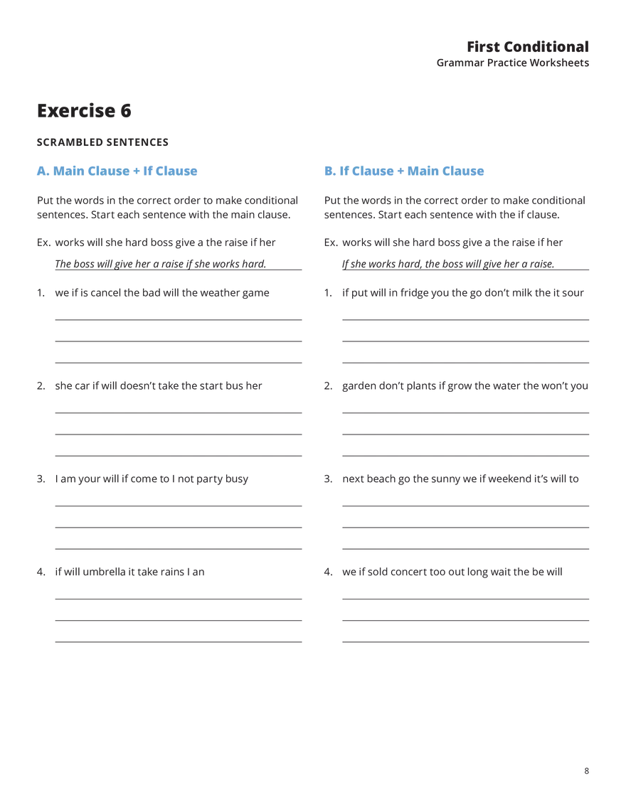 First Conditional Exercises - Page 13