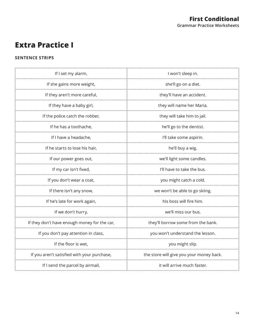 First Conditional Exercises - Page 6