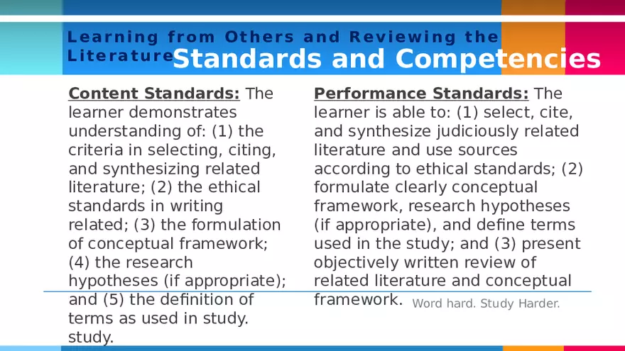 Session 1C Learning from Others and Reviewing the Literature - Page 2