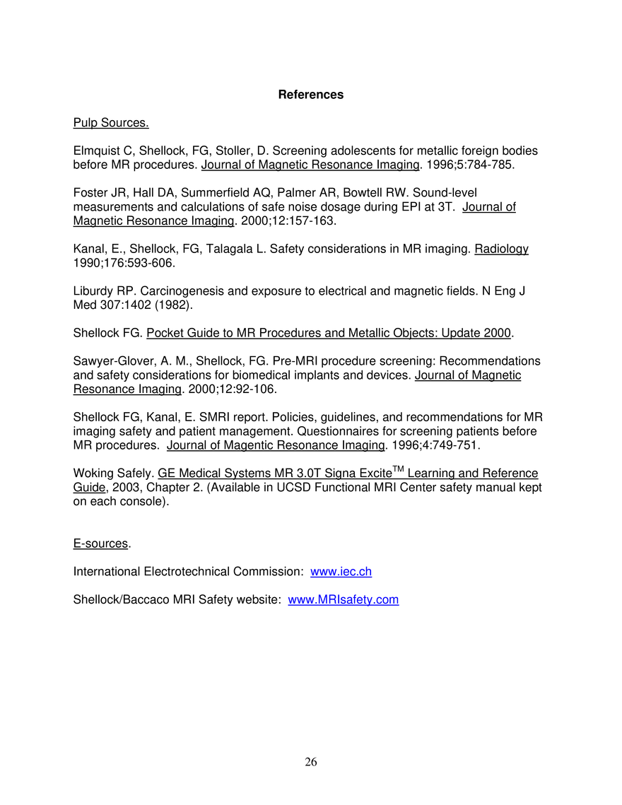Safety Guidelines for Conducting Magnetic - Page 19