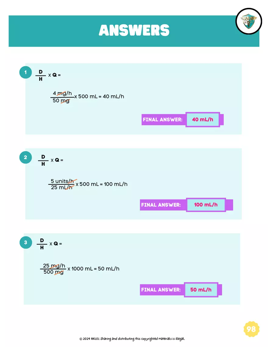 Basic Dosage Calculation Made Easy - Page 101