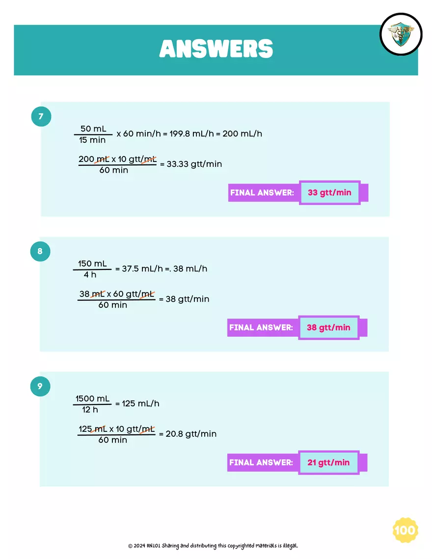 Basic Dosage Calculation Made Easy - Page 103