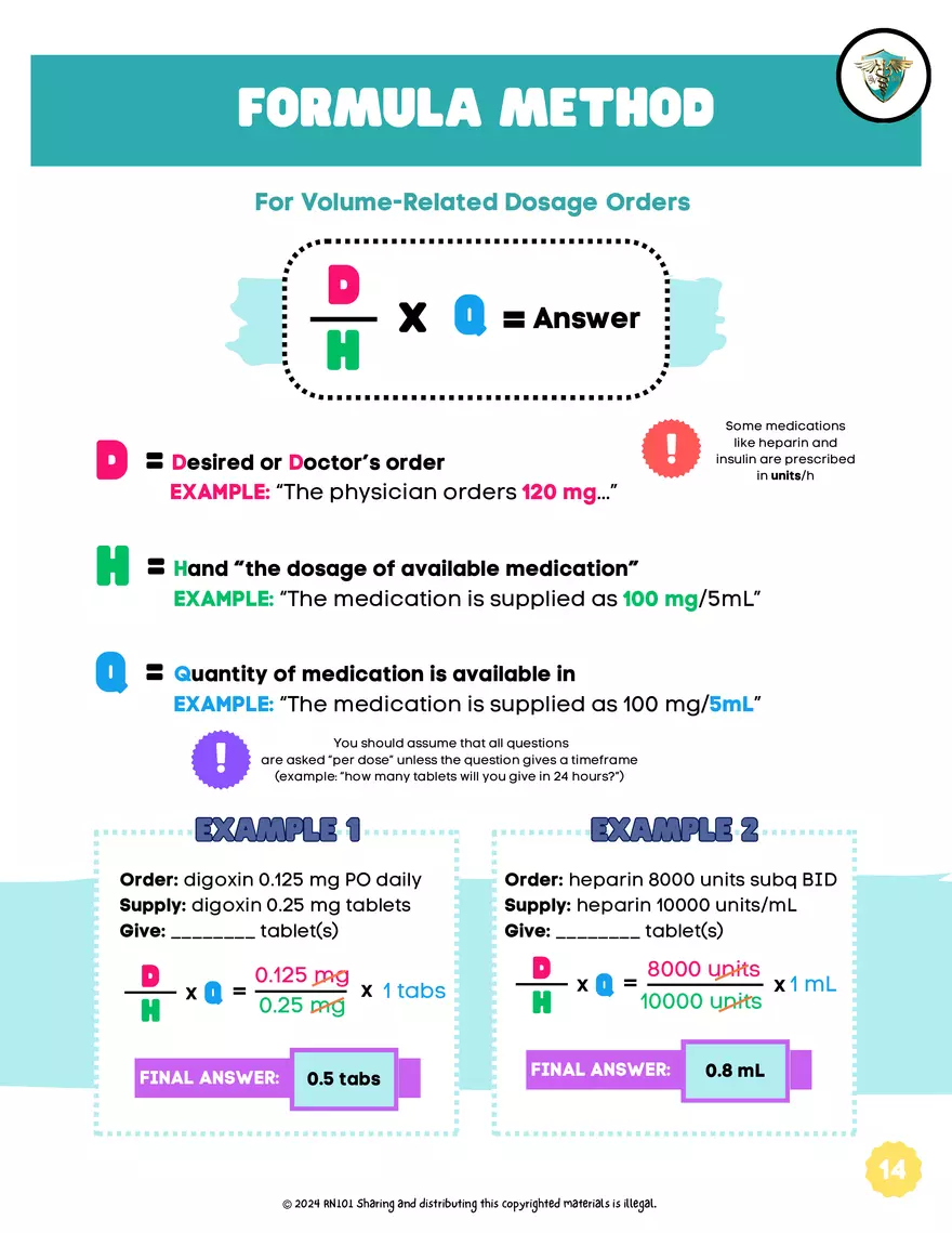 Basic Dosage Calculation Made Easy - Page 9