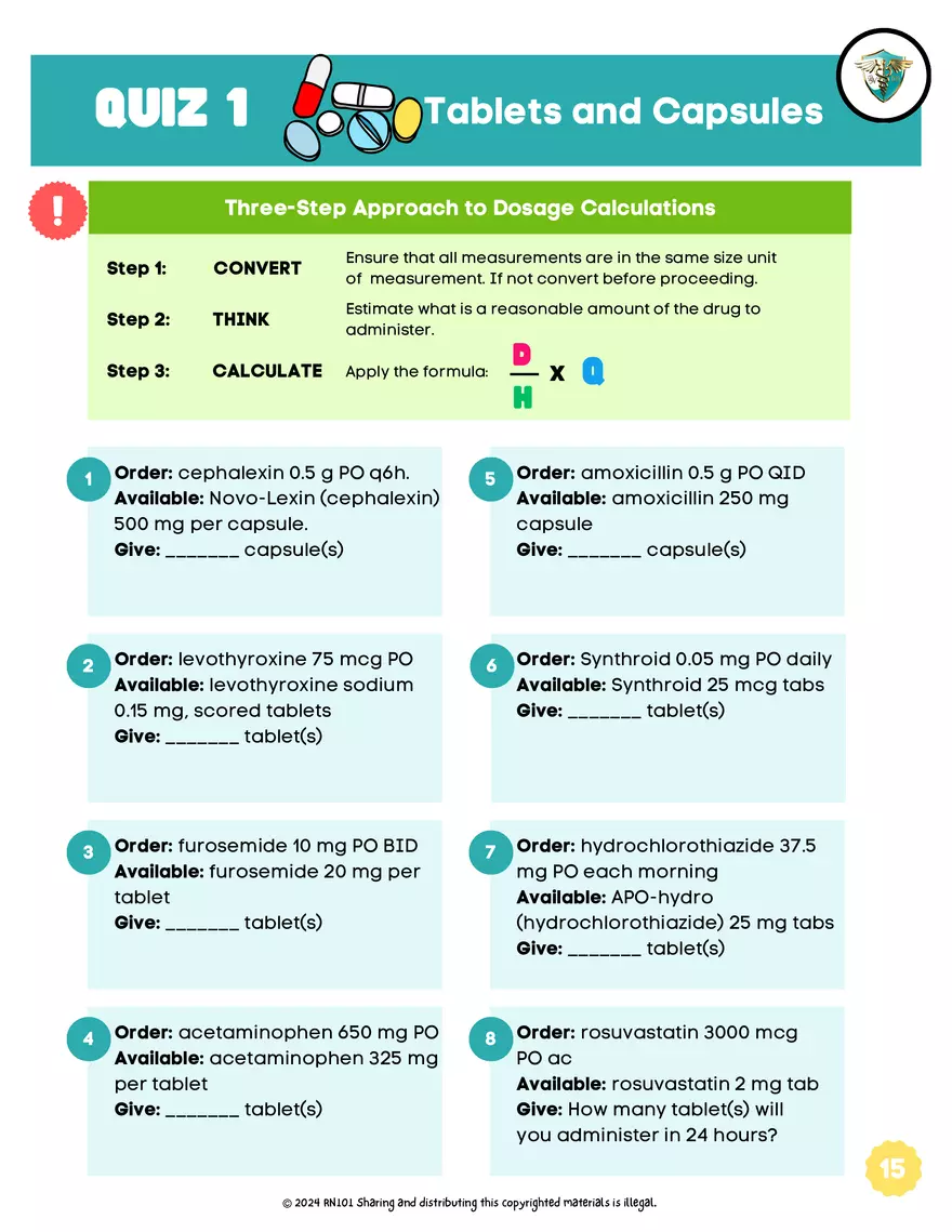 Basic Dosage Calculation Made Easy - Page 10
