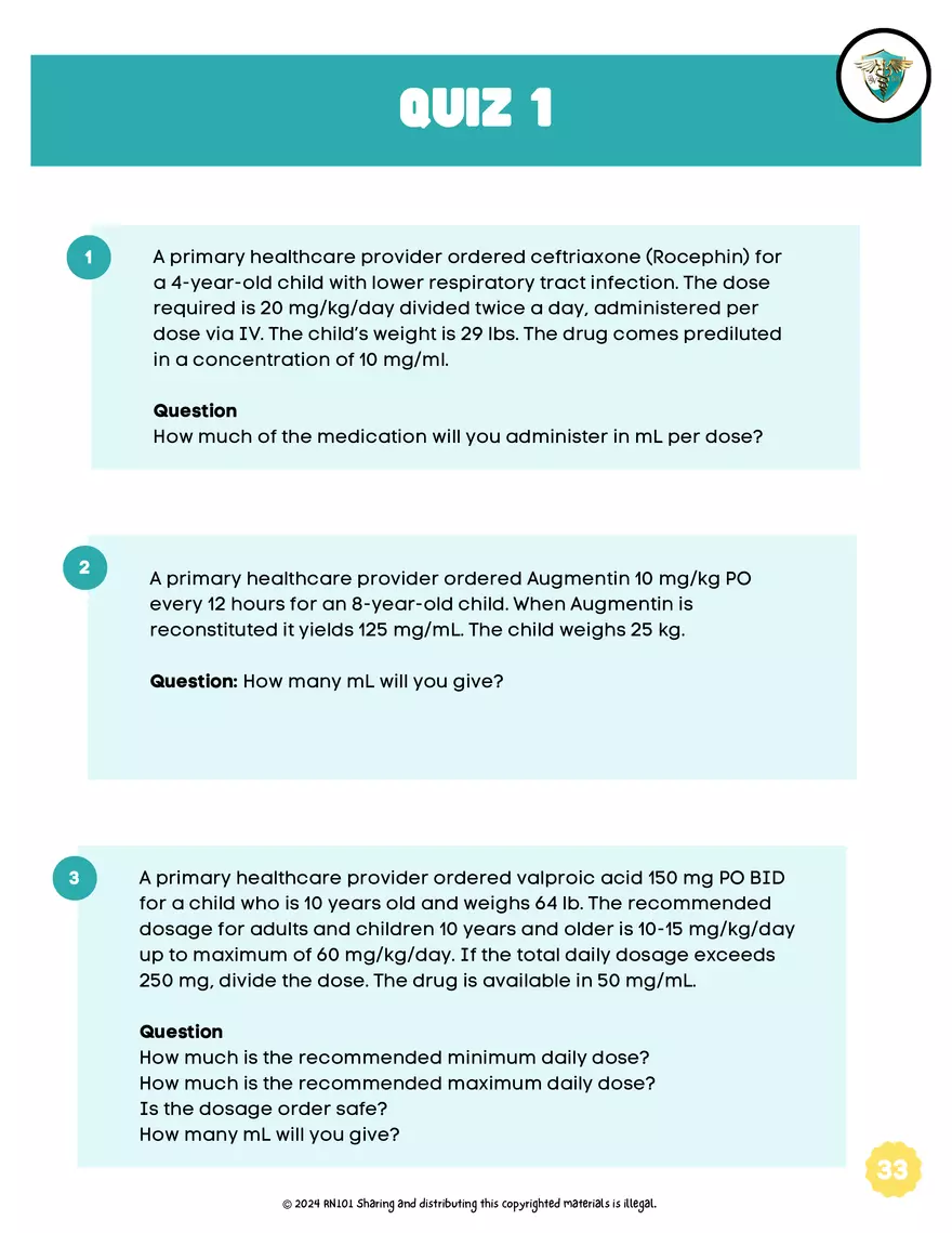Basic Dosage Calculation Made Easy - Page 30