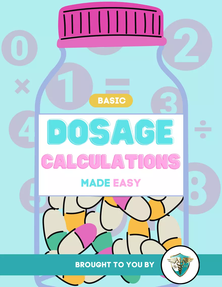 Basic Dosage Calculation Made Easy - Page 1