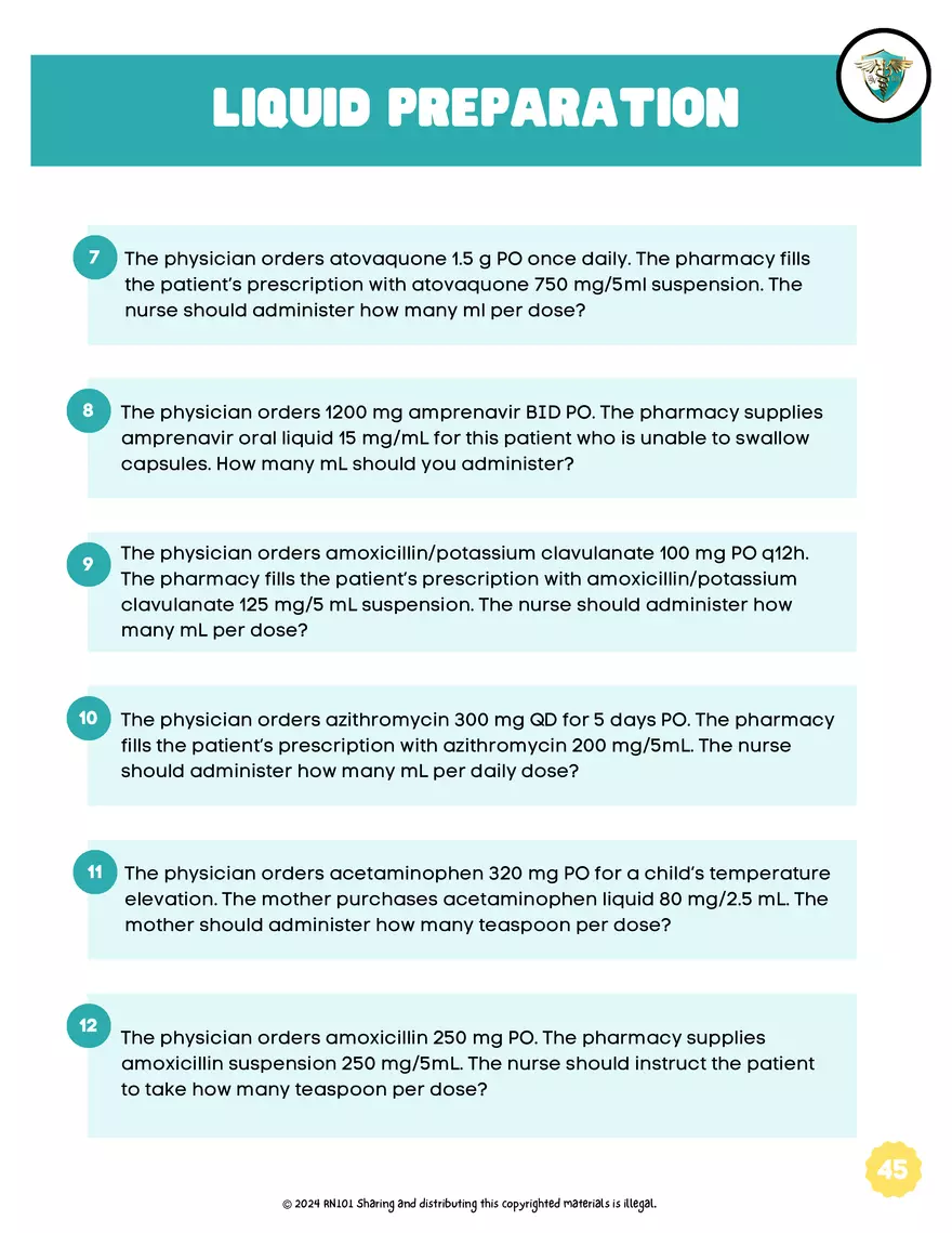 Basic Dosage Calculation Made Easy - Page 43