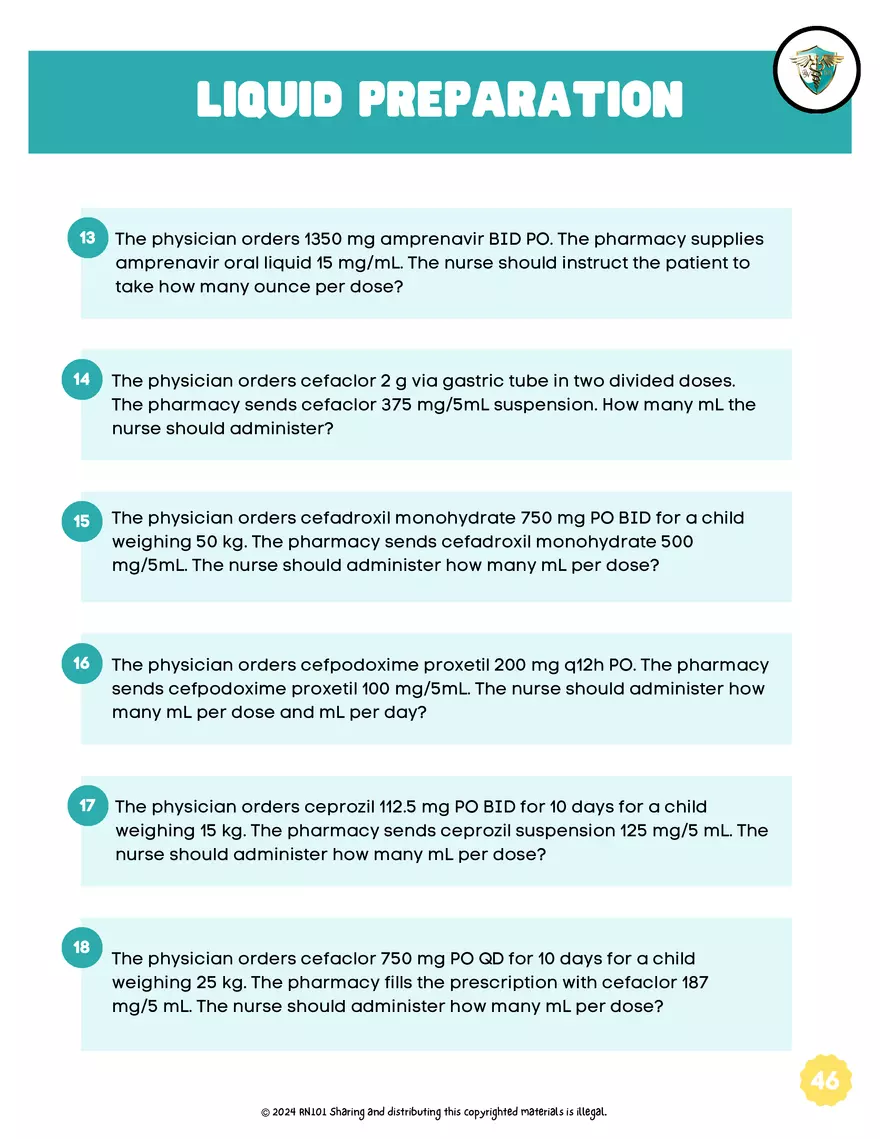 Basic Dosage Calculation Made Easy - Page 44