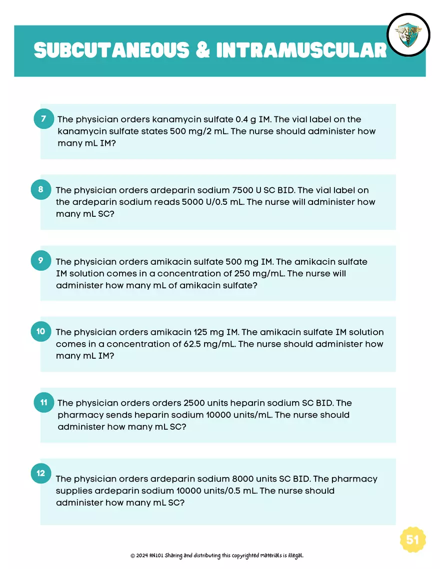 Basic Dosage Calculation Made Easy - Page 50