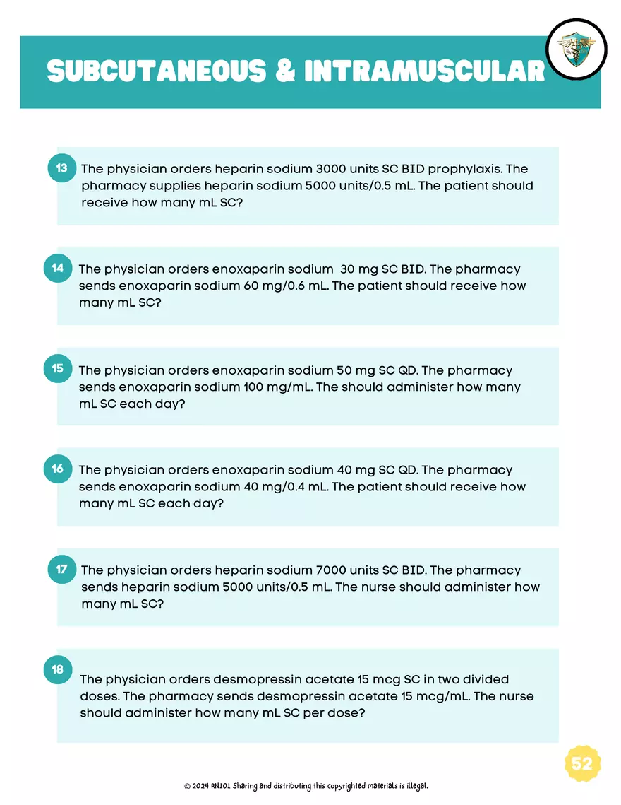 Basic Dosage Calculation Made Easy - Page 51