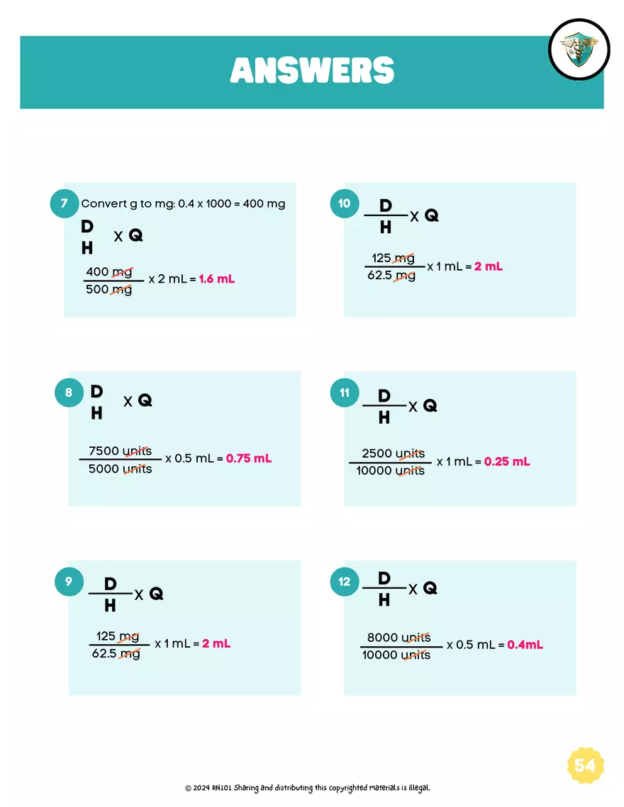 Basic Dosage Calculation Made Easy - Page 53