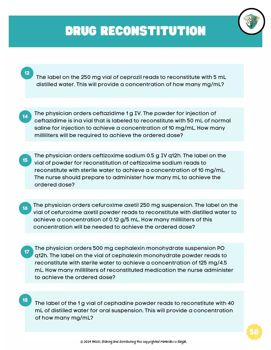 Basic Dosage Calculation Made Easy - Page 57